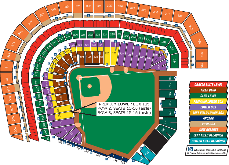 Giants Baseball Seating Chart